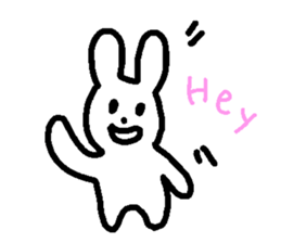 Response rabbit! sticker #7031136