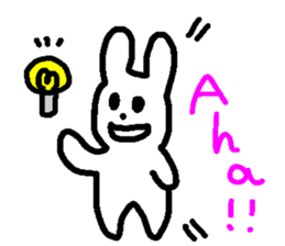 Response rabbit! sticker #7031142