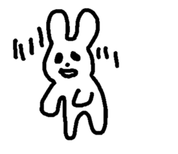 Response rabbit! sticker #7031143