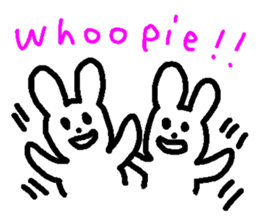 Response rabbit! sticker #7031157