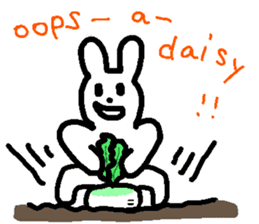 Response rabbit! sticker #7031162