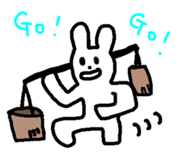 Response rabbit! sticker #7031163