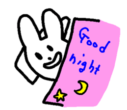 Response rabbit! sticker #7031165