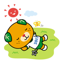 Ehime Kokutai and Ehime Taikai "Mikyan" sticker #7031261