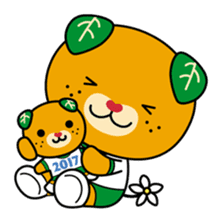 Ehime Kokutai and Ehime Taikai "Mikyan" sticker #7031262
