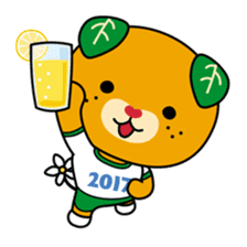 Ehime Kokutai and Ehime Taikai "Mikyan" sticker #7031268