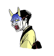 Black-haired daughter sticker #7031325