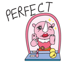 Somying Rhino (English Version) sticker #7031410