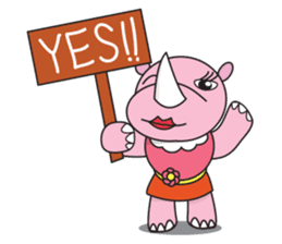Somying Rhino (English Version) sticker #7031412