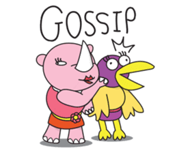 Somying Rhino (English Version) sticker #7031414