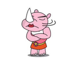Somying Rhino (English Version) sticker #7031415