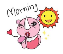 Somying Rhino (English Version) sticker #7031416