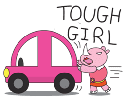 Somying Rhino (English Version) sticker #7031419