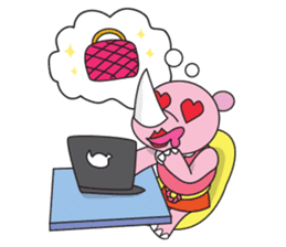 Somying Rhino (English Version) sticker #7031421