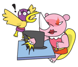 Somying Rhino (English Version) sticker #7031423