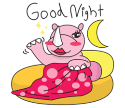 Somying Rhino (English Version) sticker #7031427