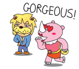 Somying Rhino (English Version) sticker #7031428