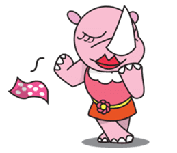 Somying Rhino (English Version) sticker #7031430