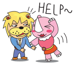 Somying Rhino (English Version) sticker #7031431