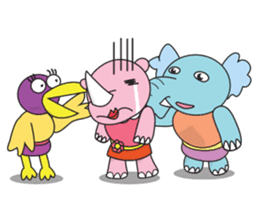 Somying Rhino (English Version) sticker #7031434