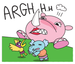 Somying Rhino (English Version) sticker #7031435