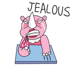 Somying Rhino (English Version) sticker #7031436