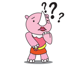 Somying Rhino (English Version) sticker #7031441
