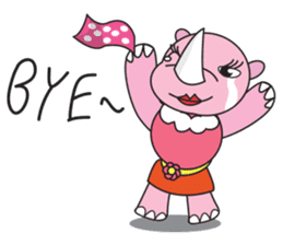 Somying Rhino (English Version) sticker #7031447