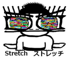 protrude eyes2 sticker #7031844