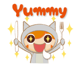 Coquette Kitten English Ver. sticker #7032071