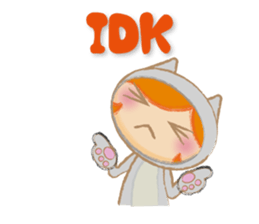 Coquette Kitten English Ver. sticker #7032072