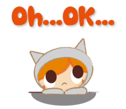 Coquette Kitten English Ver. sticker #7032074