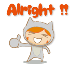 Coquette Kitten English Ver. sticker #7032086