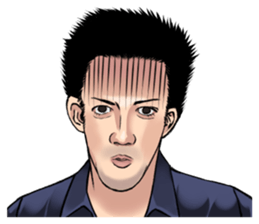 SHIMIZU-YU It couldn't loose character sticker #7032201