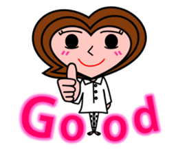 Heart of Love-chan sticker #7032369