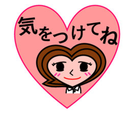 Heart of Love-chan sticker #7032382