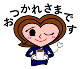 Heart of Love-chan sticker #7032383