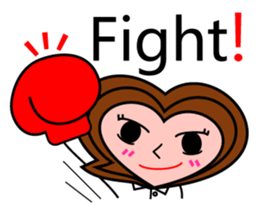 Heart of Love-chan sticker #7032384