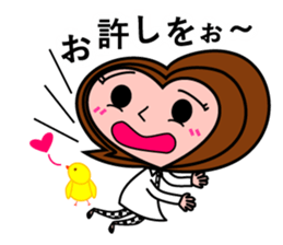 Heart of Love-chan sticker #7032390