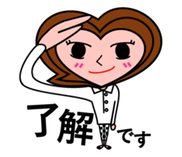 Heart of Love-chan sticker #7032394