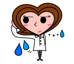 Heart of Love-chan sticker #7032395