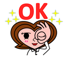 Heart of Love-chan sticker #7032398