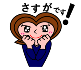 Heart of Love-chan sticker #7032401