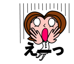 Heart of Love-chan sticker #7032405