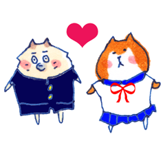 School Life : Pome & Shiba