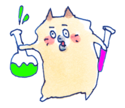 School Life : Pome & Shiba sticker #7032591