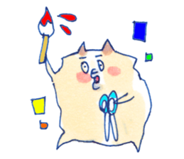 School Life : Pome & Shiba sticker #7032595
