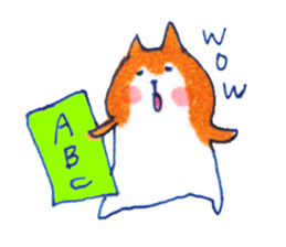School Life : Pome & Shiba sticker #7032596