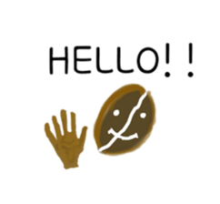 The murmur of coffee beans sticker #7032688