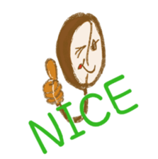 The murmur of coffee beans sticker #7032702